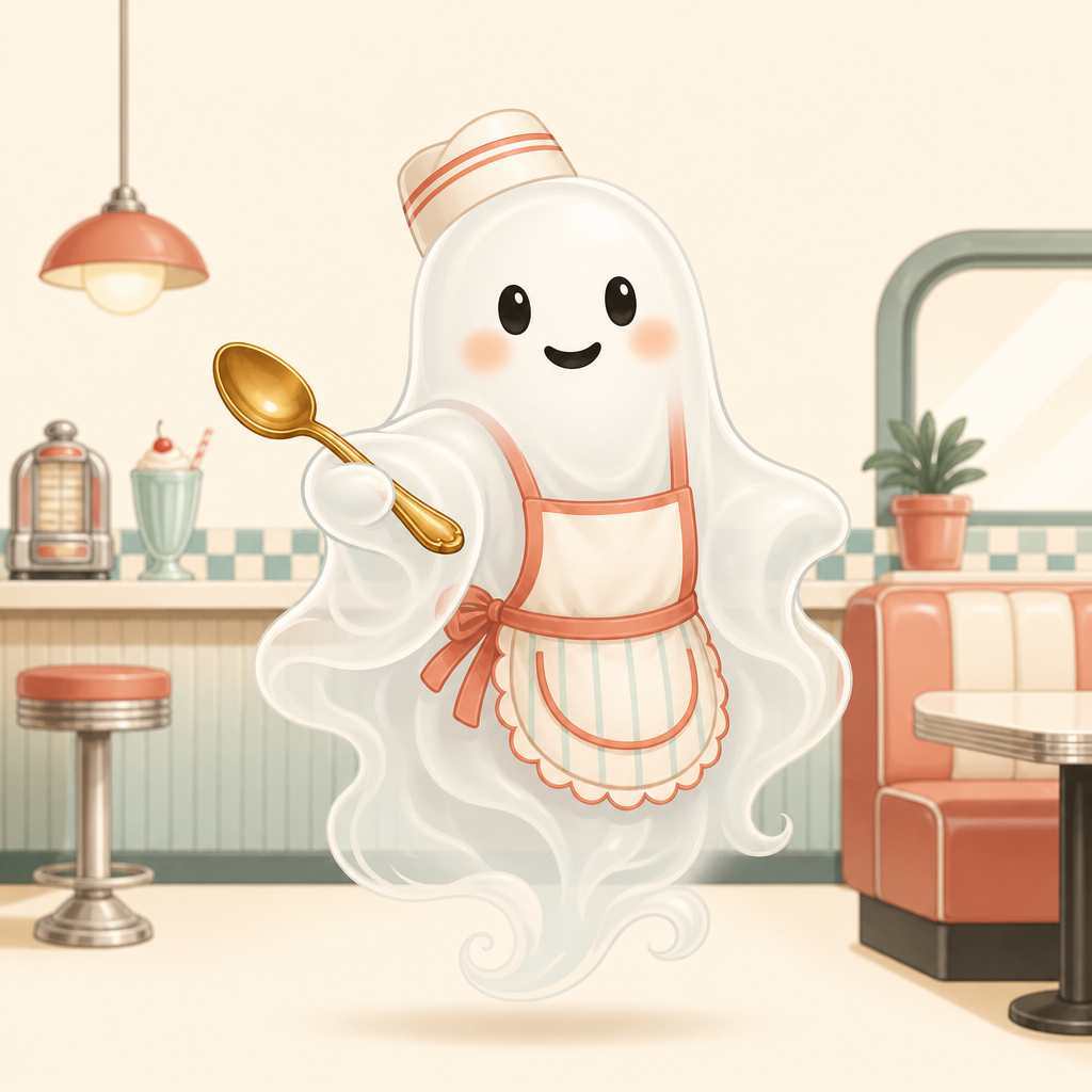 Kitchen ghost when the plate is light